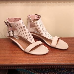 Women's zip back sandals